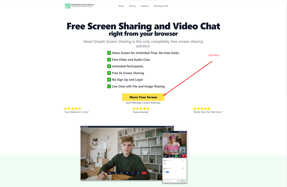 How to Schedule a Meeting with Dead Simple Screen Sharing ? - Dead ...