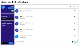 Python Django chat app tutorial